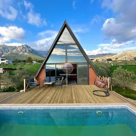 Villa 4 Kisilik Mustakil Havuzlu, Sunset Bungalov 1 *