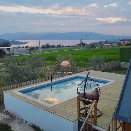 4 Kisilik Mustakil Havuzlu, Sunset Bungalov 1 Villa
