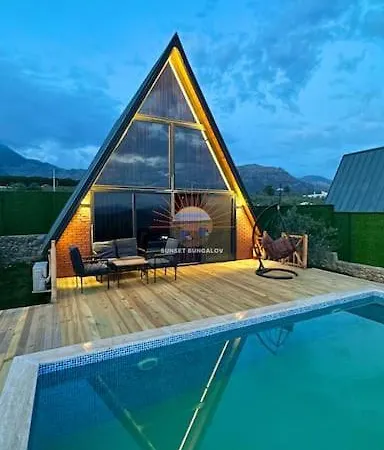 Villa 4 Kisilik Mustakil Havuzlu, Sunset Bungalov 1