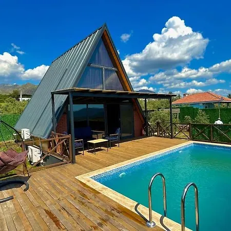 4 Kisilik Mustakil Havuzlu, Sunset Bungalov 1 Villa *